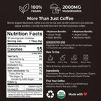 Organic Mushroom Coffee – Adaptogenic Blend for Energy, Focus & Mental Clarity